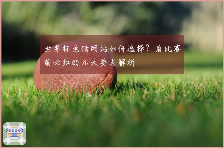 世界杯竞猜网站如何选择？看比赛前必知的几大要点解析